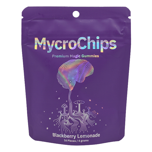 MycroChips Premium Magic Gummies - Blackberry Lemonade - front