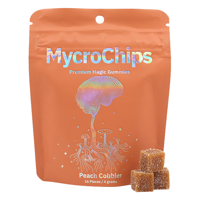 MycroChips Organic Psychedelic Gummies – Peach Cobbler