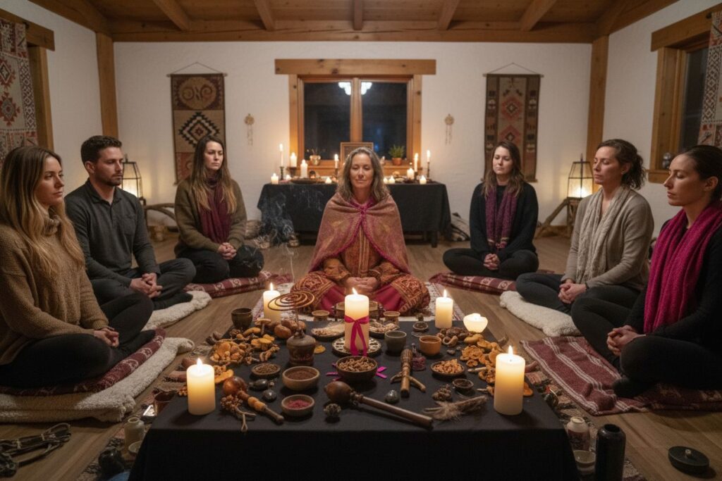 guided mushroom ceremony