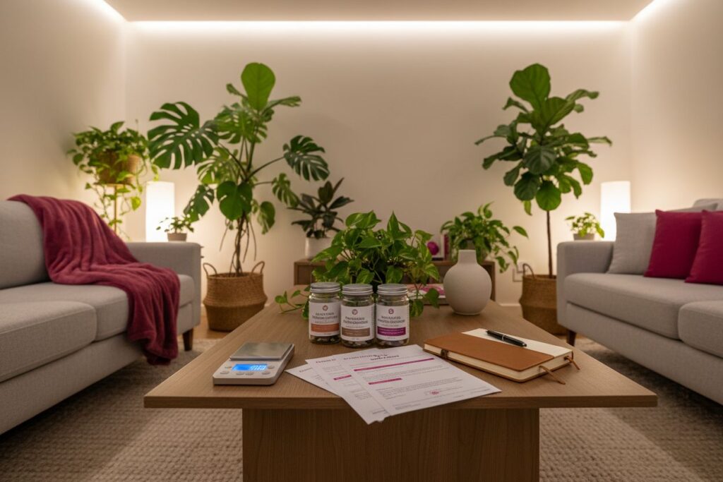 psychedelic journey setup