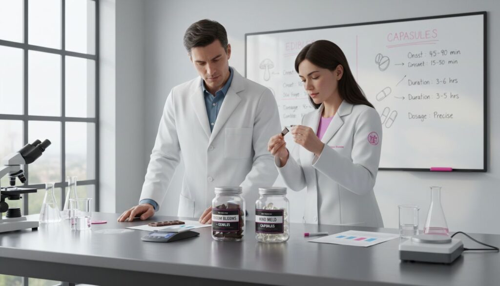 mushroom edibles capsules