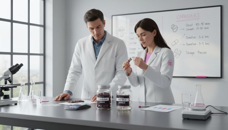mushroom edibles capsules