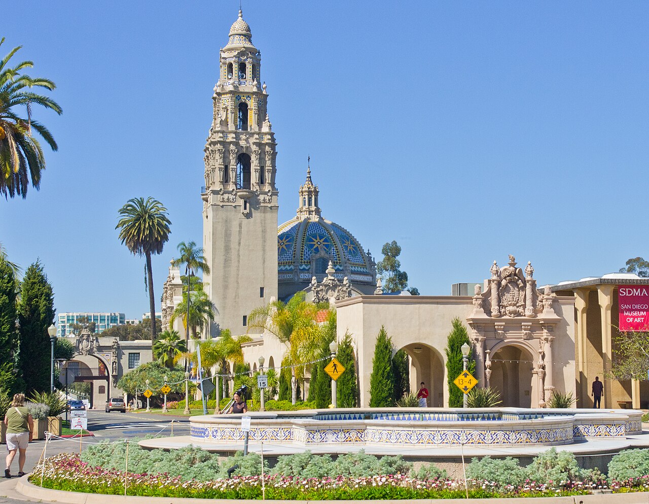 California Tower and Spanish Colonial Revival architecture in Balboa Park