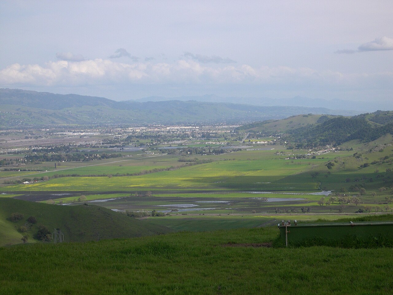 Coyote Valley open space south of San Jose