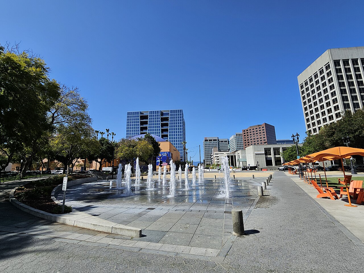Plaza de César Chávez in Downtown San Jose