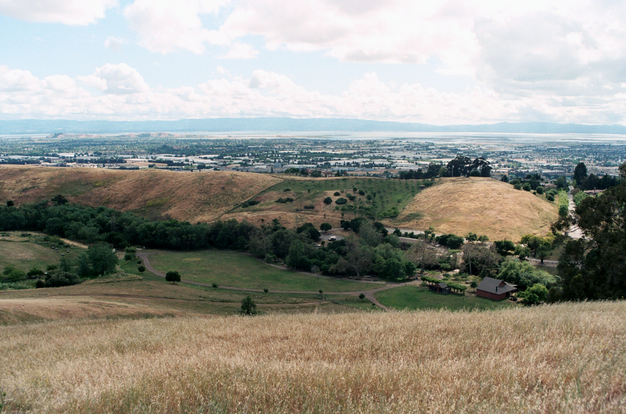 Rolling hills at Garin Regional Park in Hayward, California