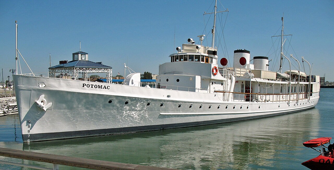 Ferry and maritime waterfront at Jack London Square in Oakland