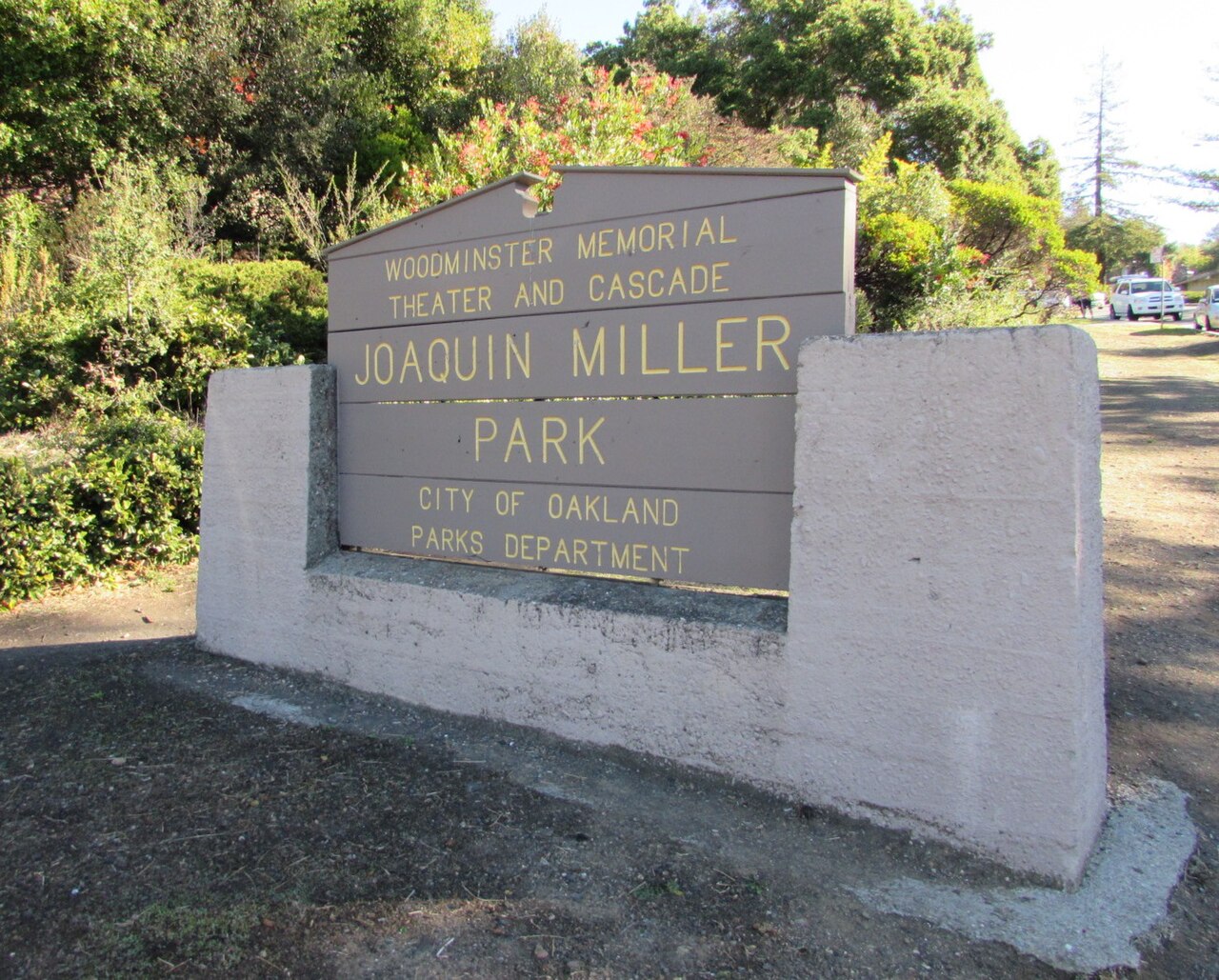 Redwood grove at Joaquin Miller Park in Oakland