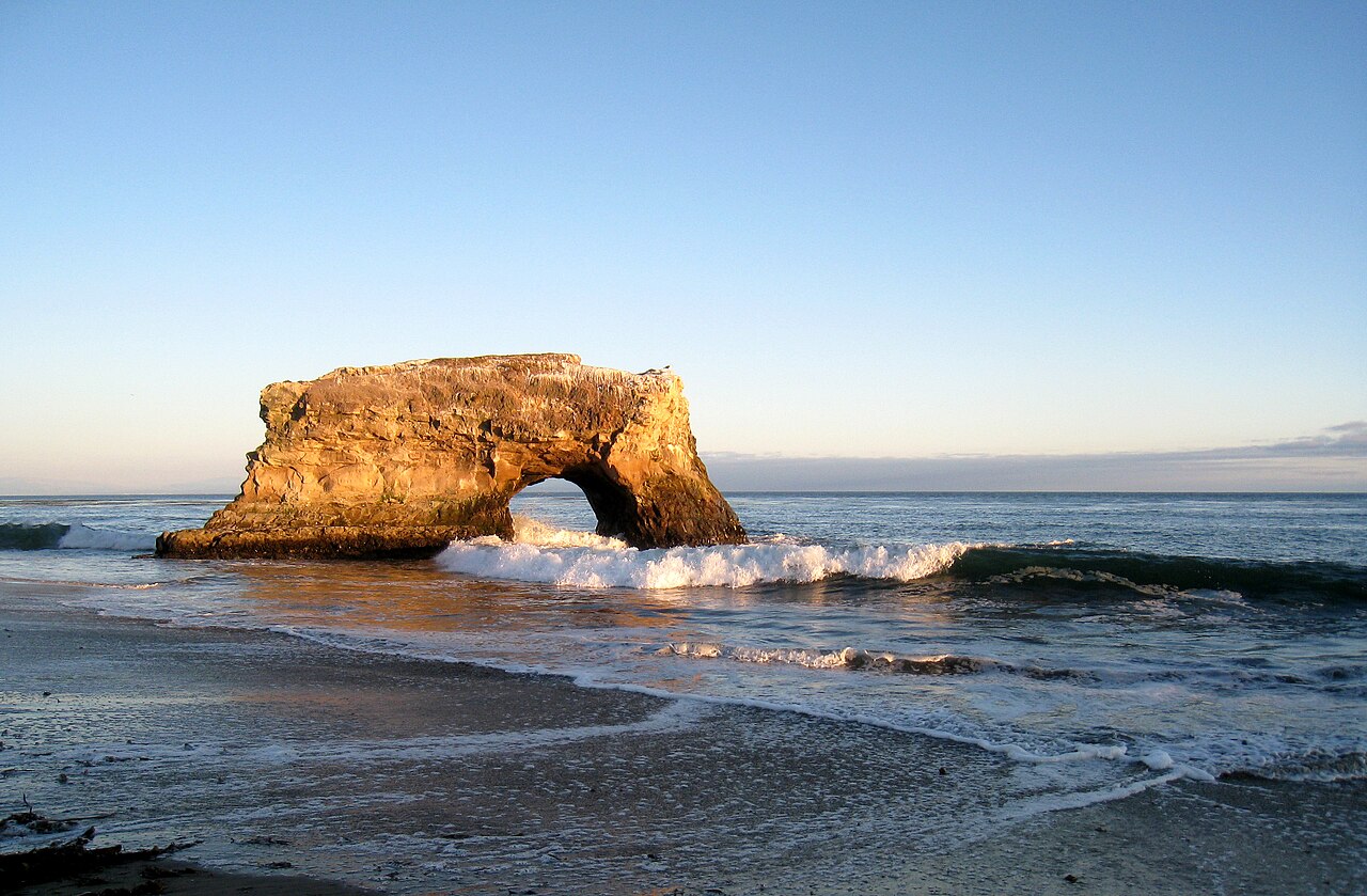 Natural Bridges State Beach in Santa Cruz, California