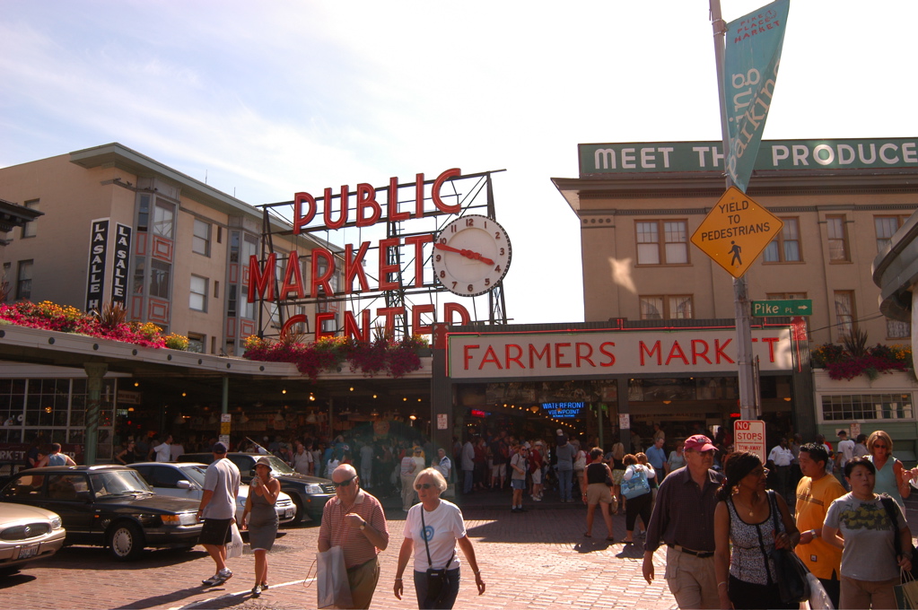 Pike Place Market in Downtown Seattle