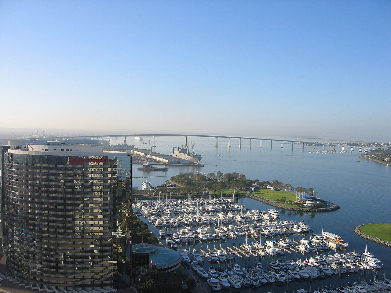 San Diego Embarcadero along the Downtown waterfront