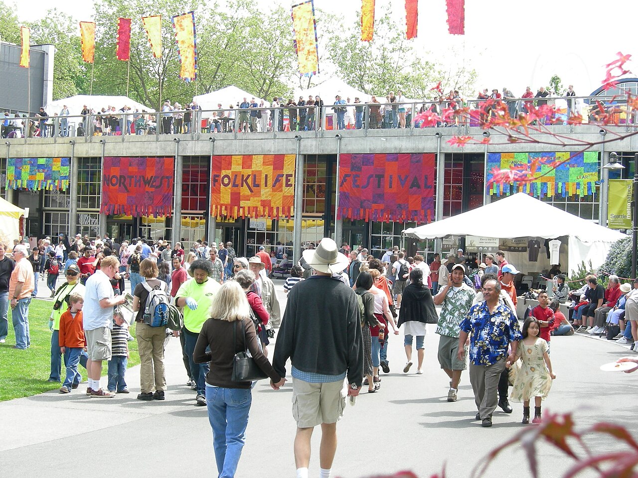 Cultural festival at Seattle Center in Washington