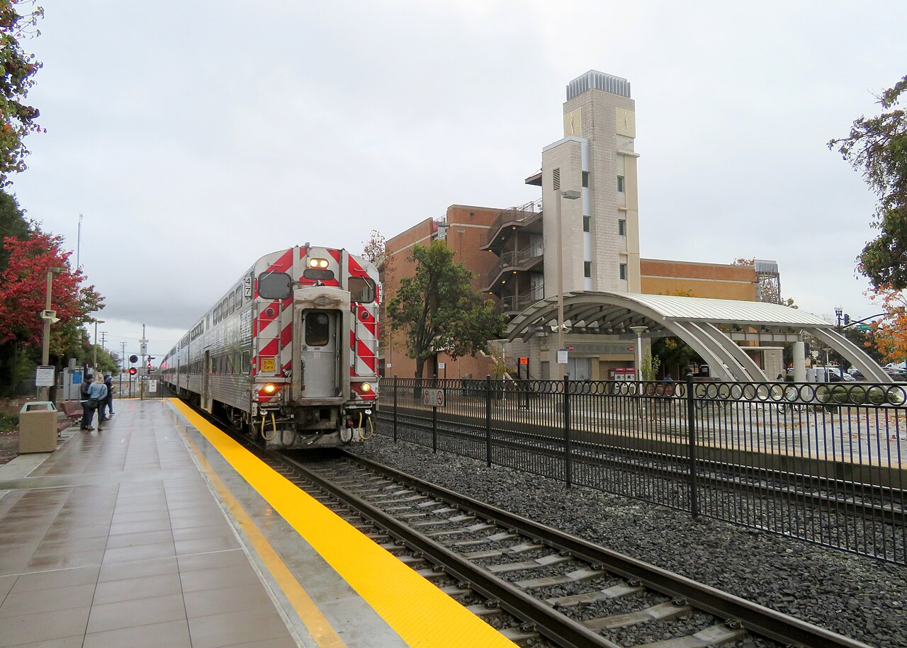 Sunnyvale Caltrain station near Downtown Sunnyvale