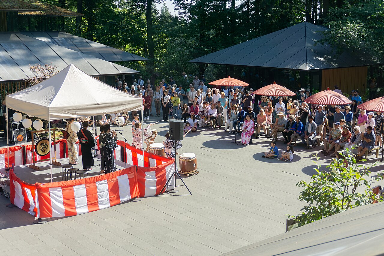 Bon-Odori being celebrated at Portland Japanese Garden