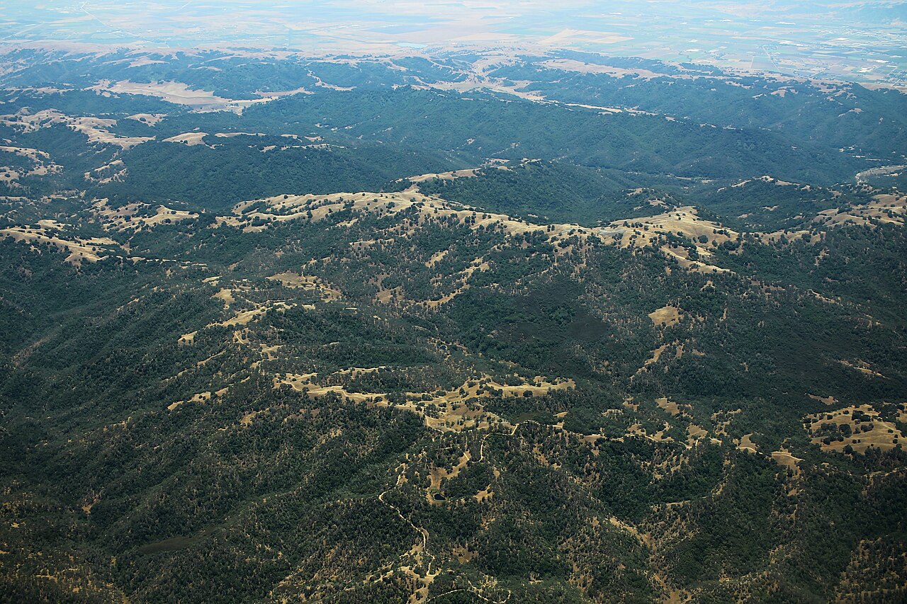 Henry W Coe State Park hills east of Morgan Hill